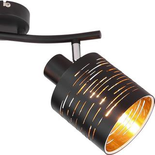 mutoni Faretto Tunno metallo nero 2xE14  