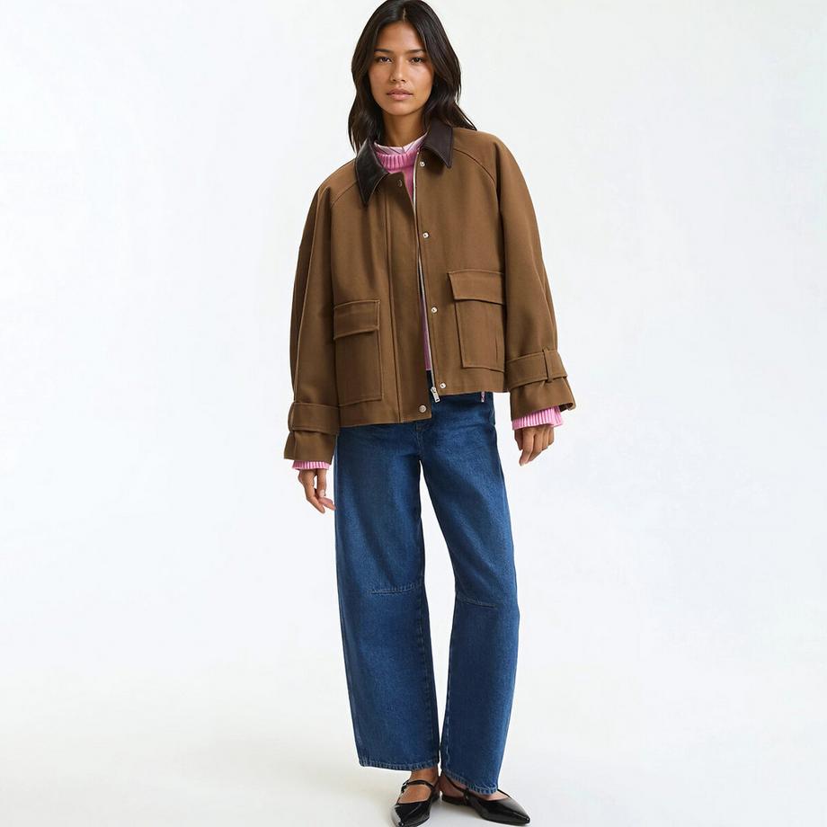 La Redoute Collections  Jacke mit kontrastierendem Kragen 