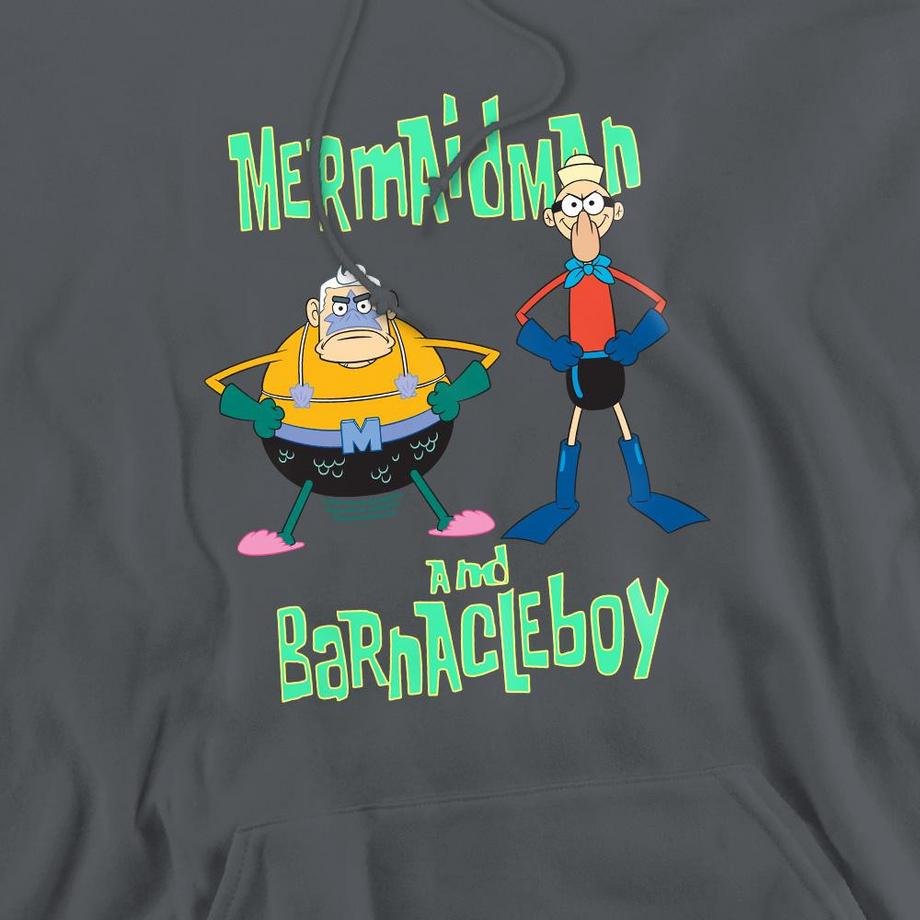 Nickelodeon Felpa Con Cappuccio L' Sirena E Il Barnacle  