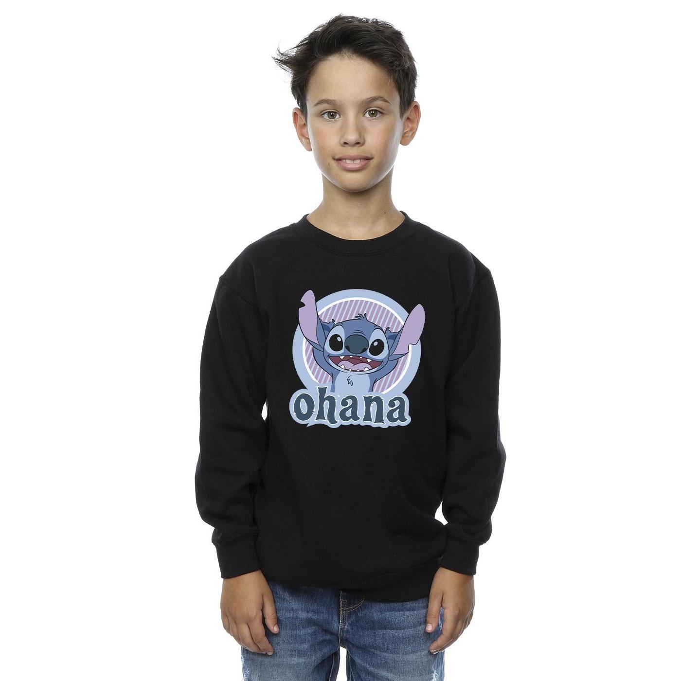 Disney  Lilo And Stitch Ohana Circle Sweatshirt 