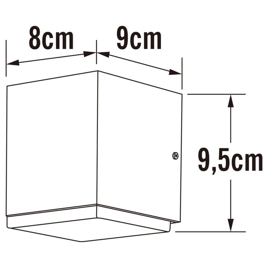 Konstsmide Applique aluminium  