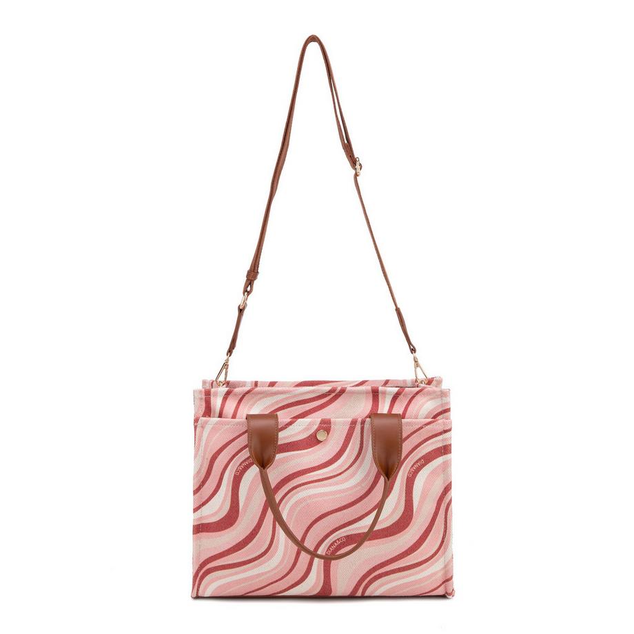 Diana&Co. Sac cabas à motif ondulé  