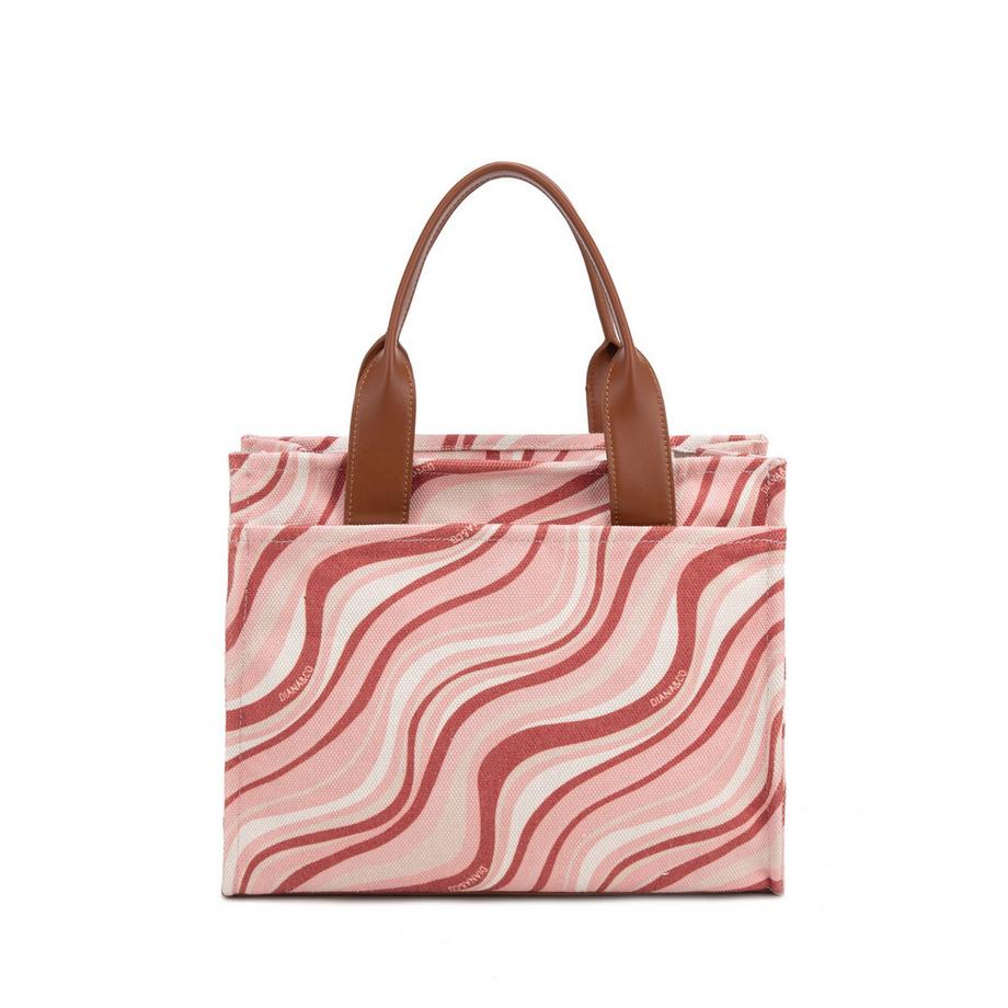 Diana&Co. Sac cabas à motif ondulé  