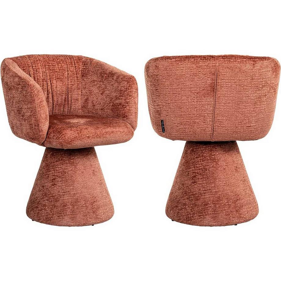 mutoni Sedia girevole Madeline blush fusion  