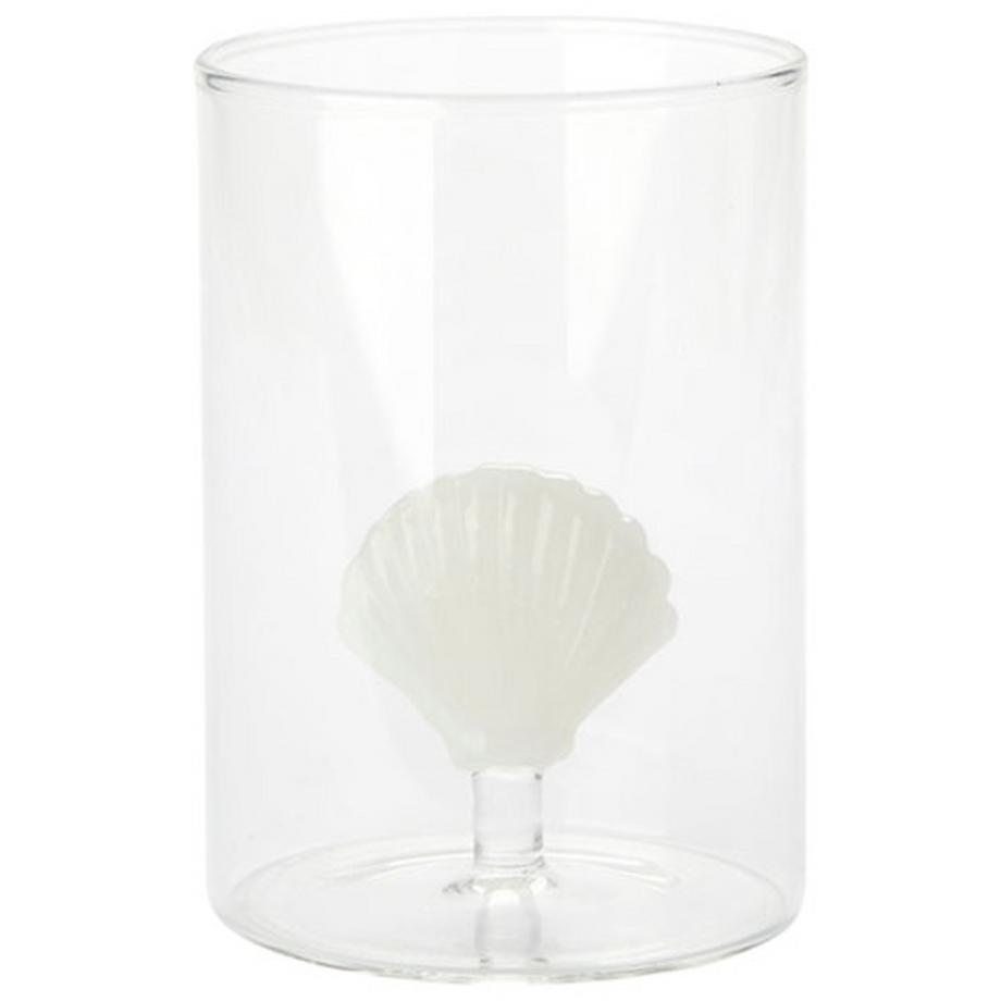 Verre Atlantis coquillage blanc