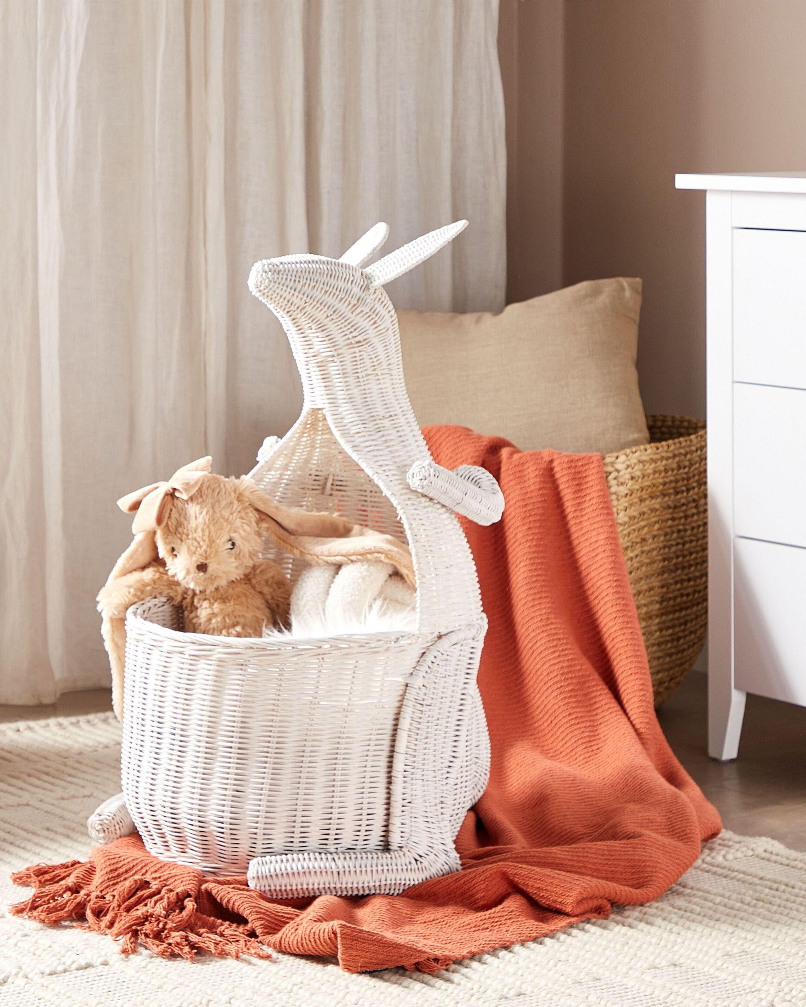 Beliani Korb aus Rattan Boho KAPITI  