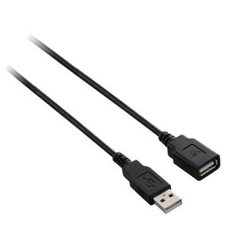 V7  Câble d'extension USB 2.0 A femelle vers USB 2.0 A mâle, noir 3m 10ft 