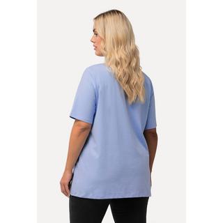 Ulla Popken  T-Shirt, A-Linie, V-Ausschnitt, Halbarm 