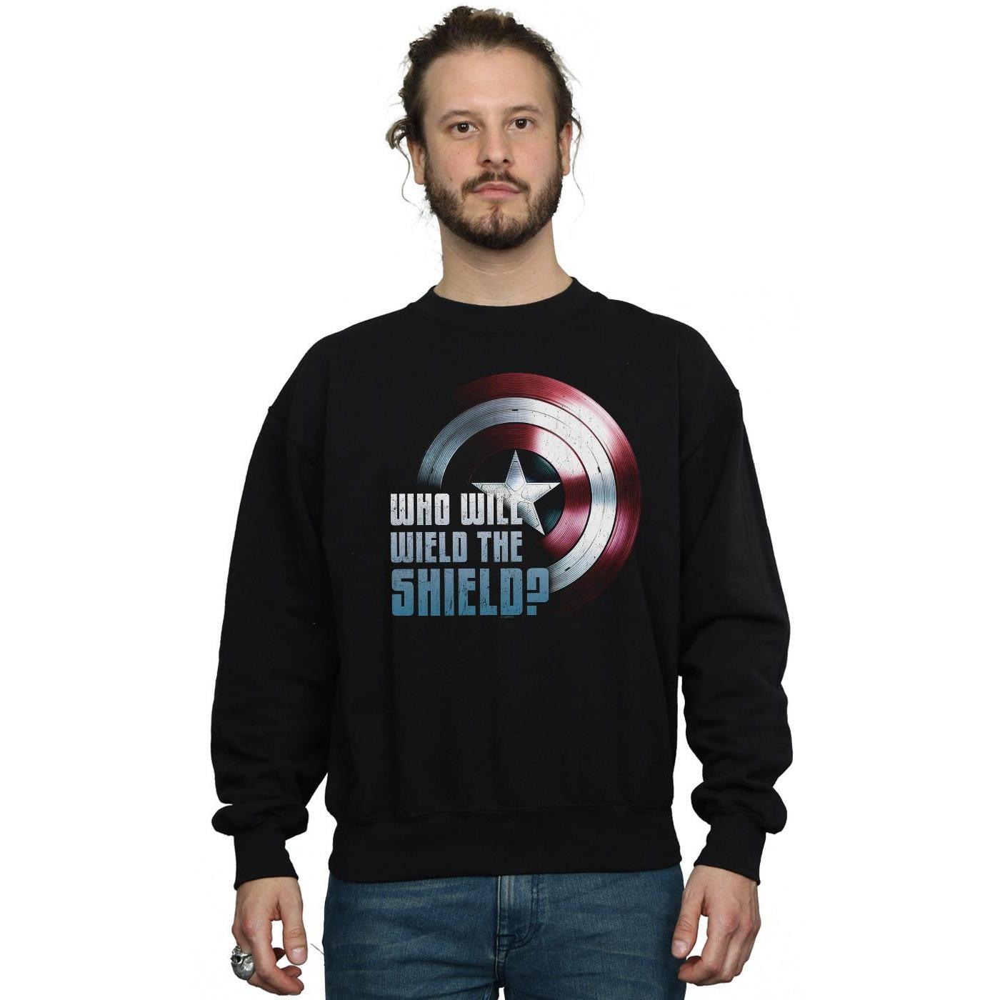 MARVEL  The Falcon And The Winter Soldier Wield The Shield Sweatshirt 