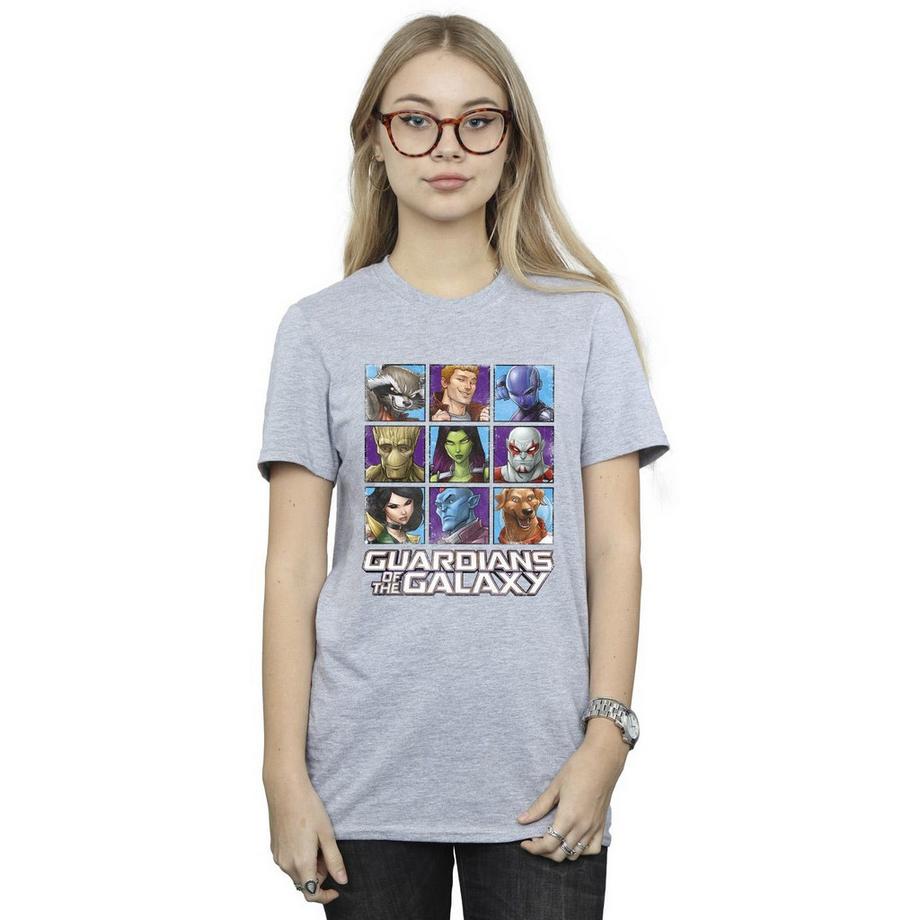 Guardians Of The Galaxy Guardians of the Galaxy Character Grid T-Shirt  