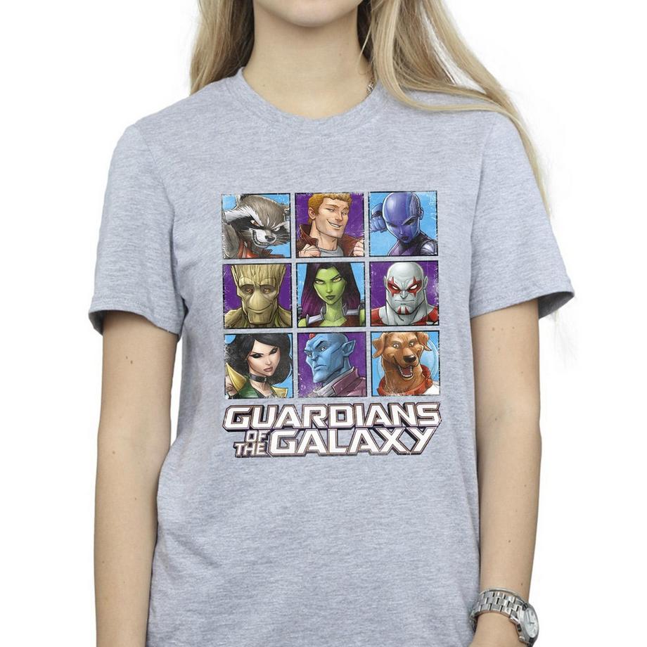 Guardians Of The Galaxy Guardians of the Galaxy Character Grid T-Shirt  