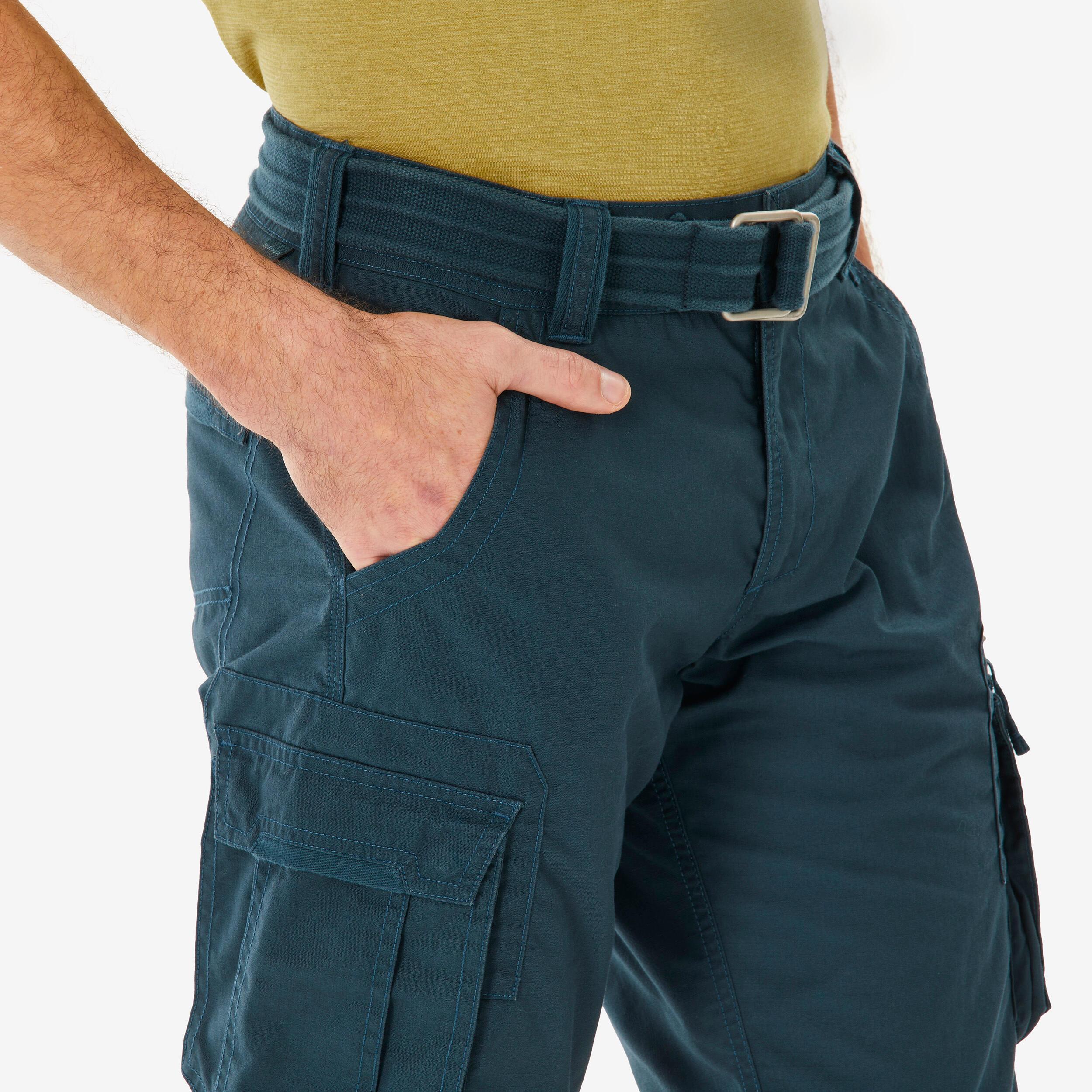 FORCLAZ TRAVEL 100 Shorts  Backpacking Baumwolle 