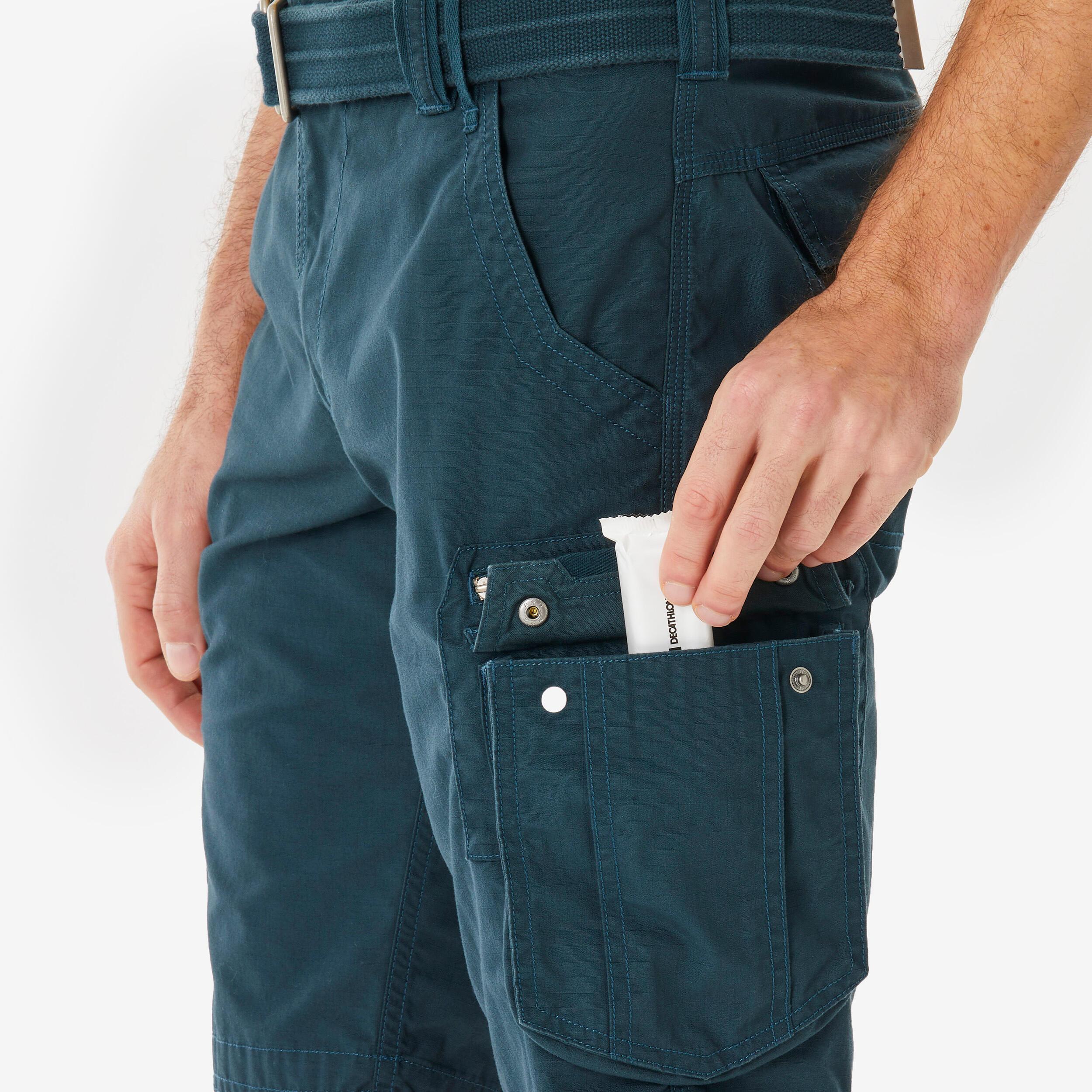 FORCLAZ TRAVEL 100 Shorts  Backpacking Baumwolle 