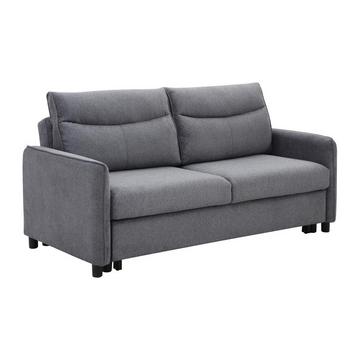 Sofa 3-Sitzer mit Schlaffunktion - Stoff - Grau - IPANEDA