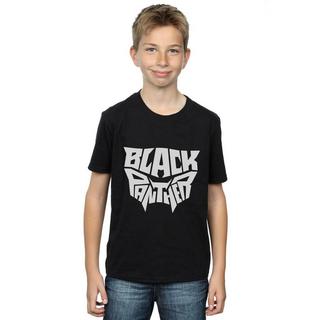 MARVEL  Black Panther Worded Emblem TShirt 