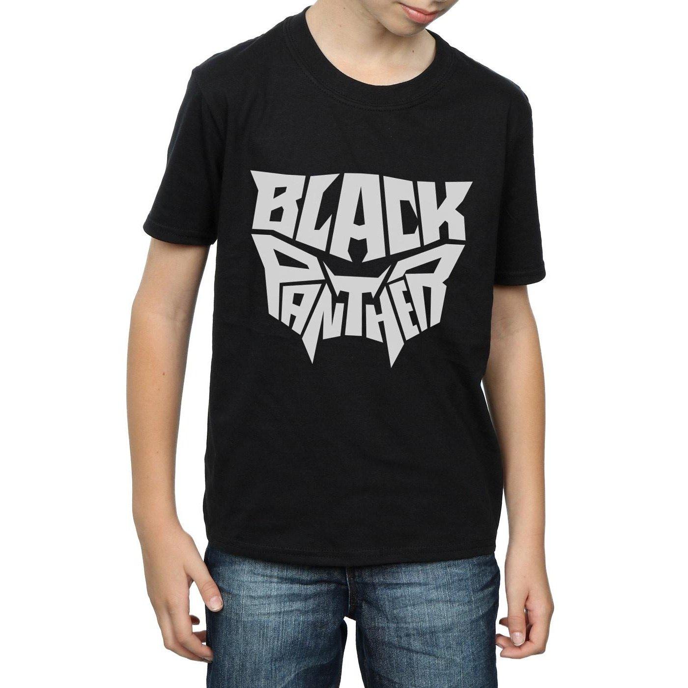 MARVEL  Black Panther Worded Emblem TShirt 