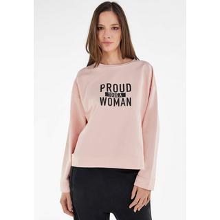 FREDDY Oversized Sweatshirt mit Glitzerprint  