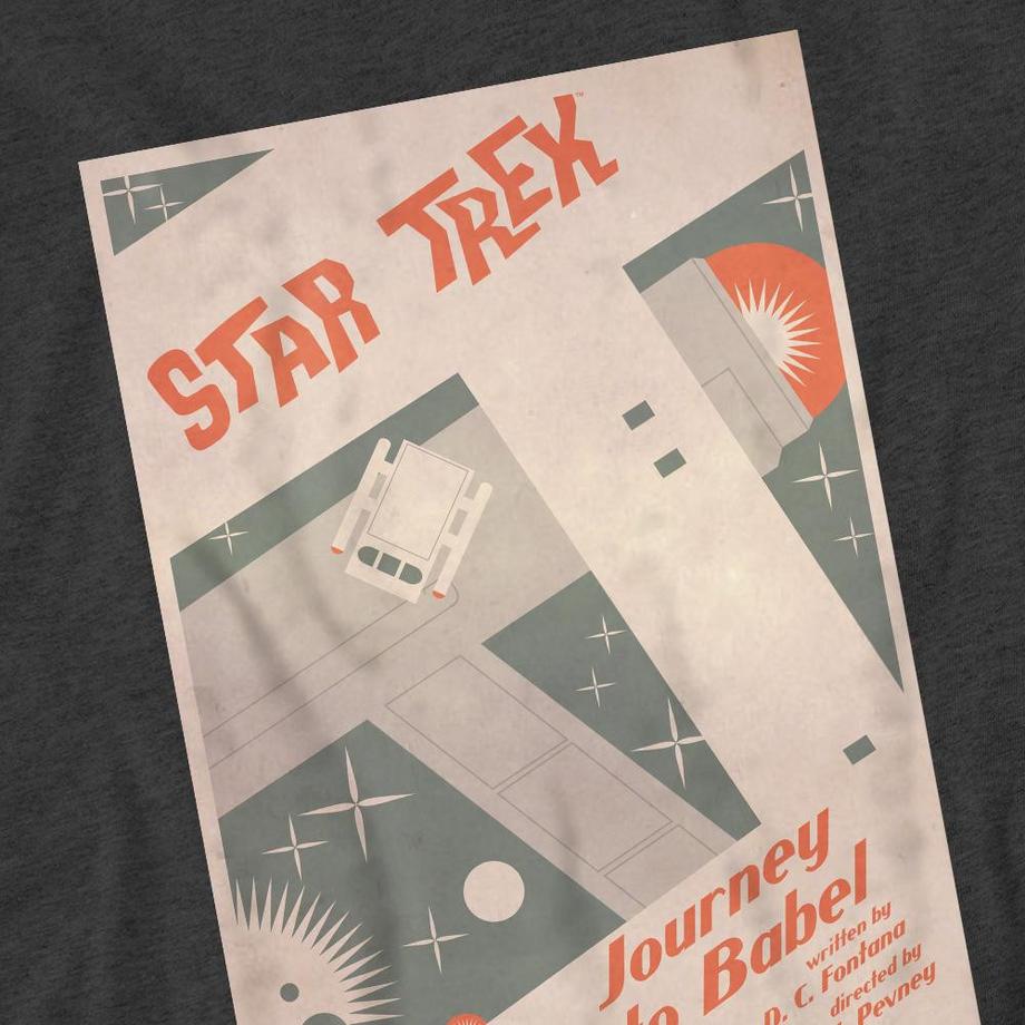 Star Trek Star Trek The Original Series Episode 39 Journey to Babel T-Shirt  