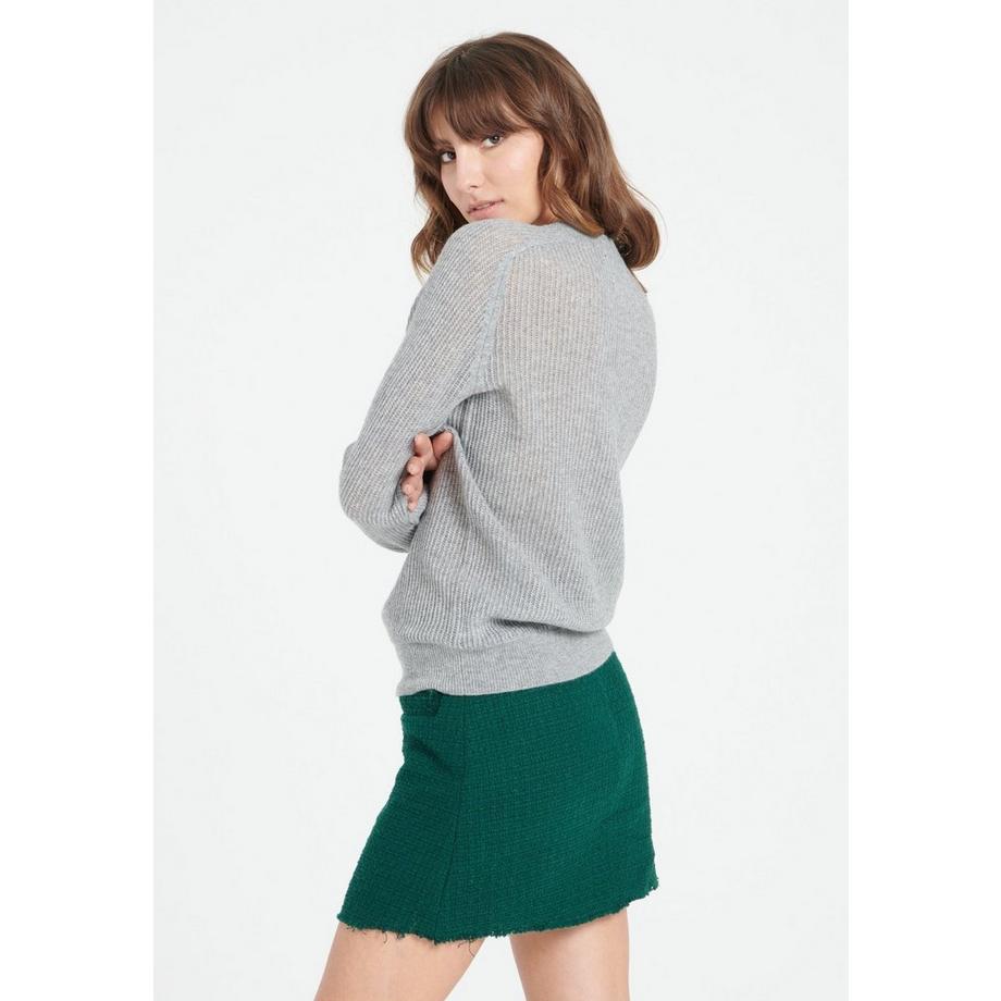 Studio Cashmere8 LILLY 23 Pointelle Pull Col Rond  