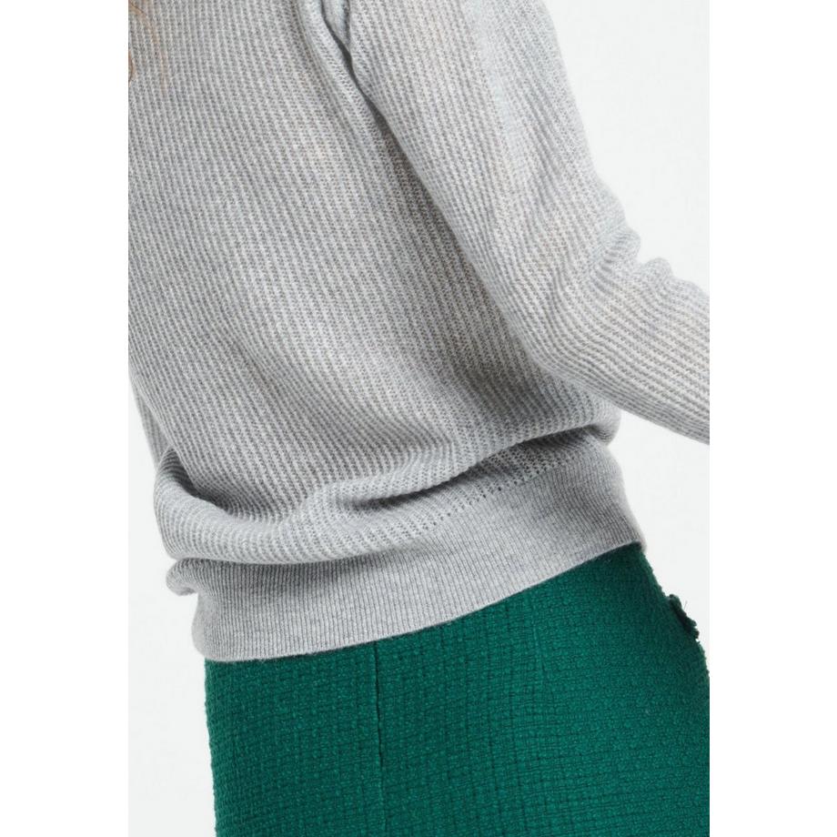 Studio Cashmere8 LILLY 23 Pointelle Pull Col Rond  