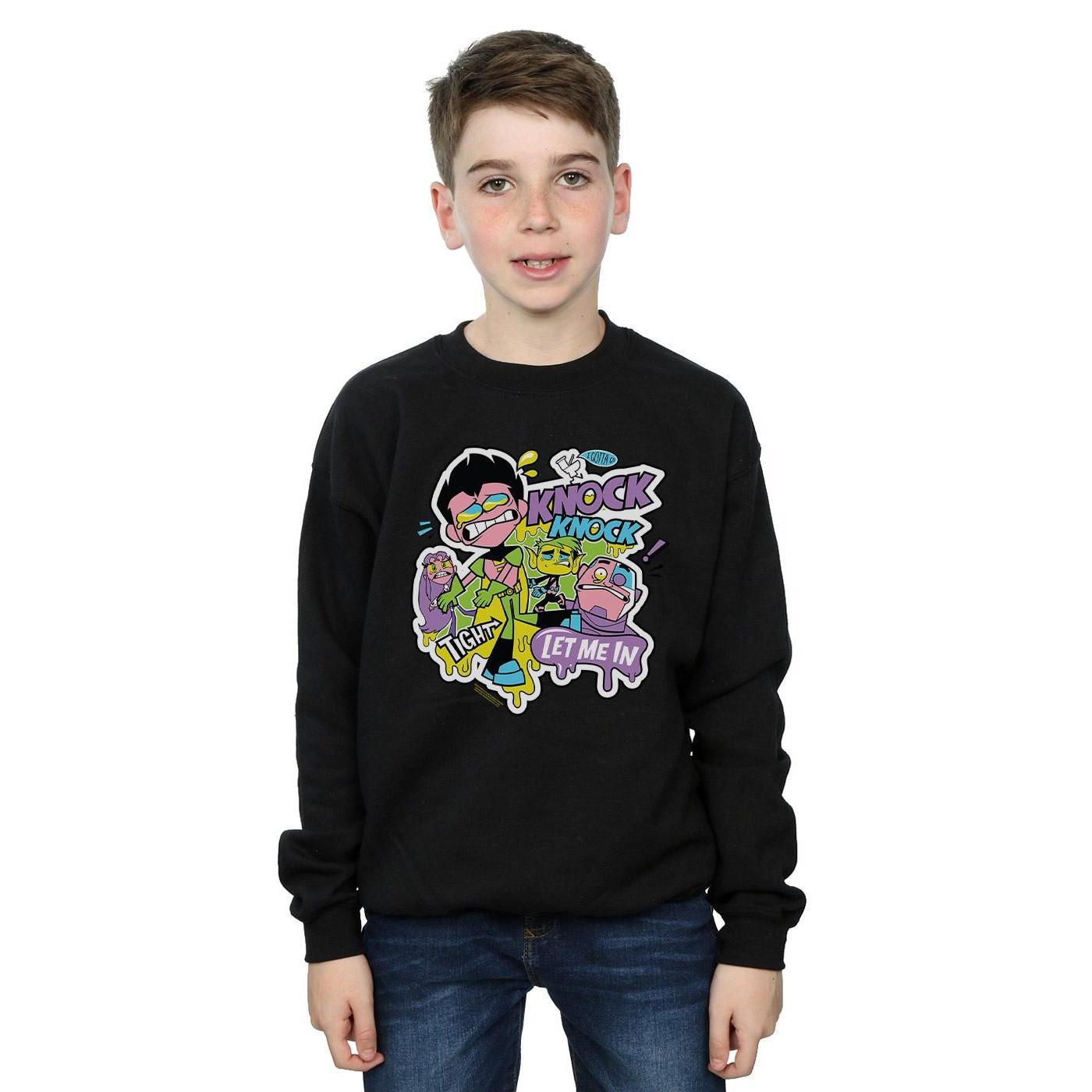 DC COMICS  Teen Titans Go Knock Knock Sweatshirt 