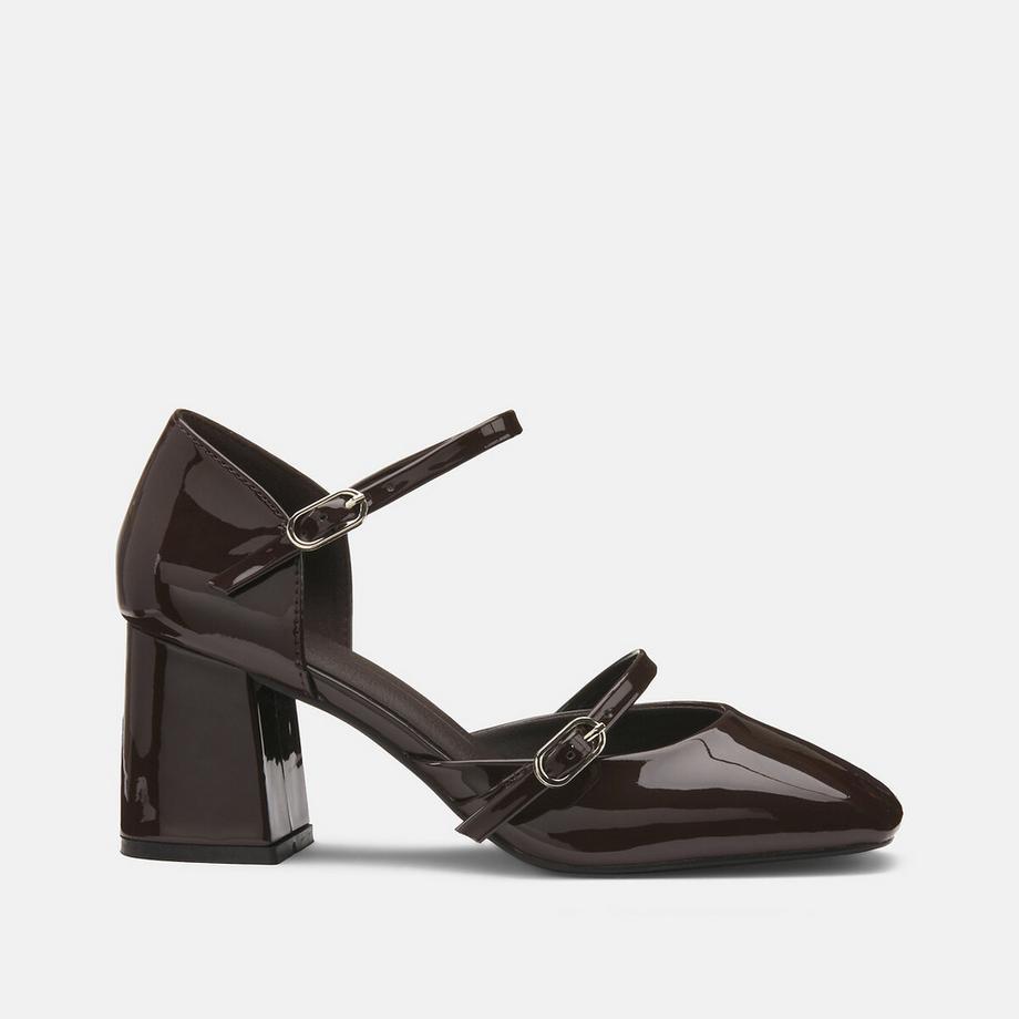 La Redoute Collections Pumps in pelle lucida con cinghie  
