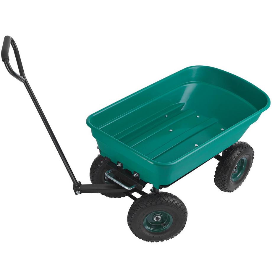 Tectake Gartenwagen Cubbi mit Kippfunktion Luftreifen  