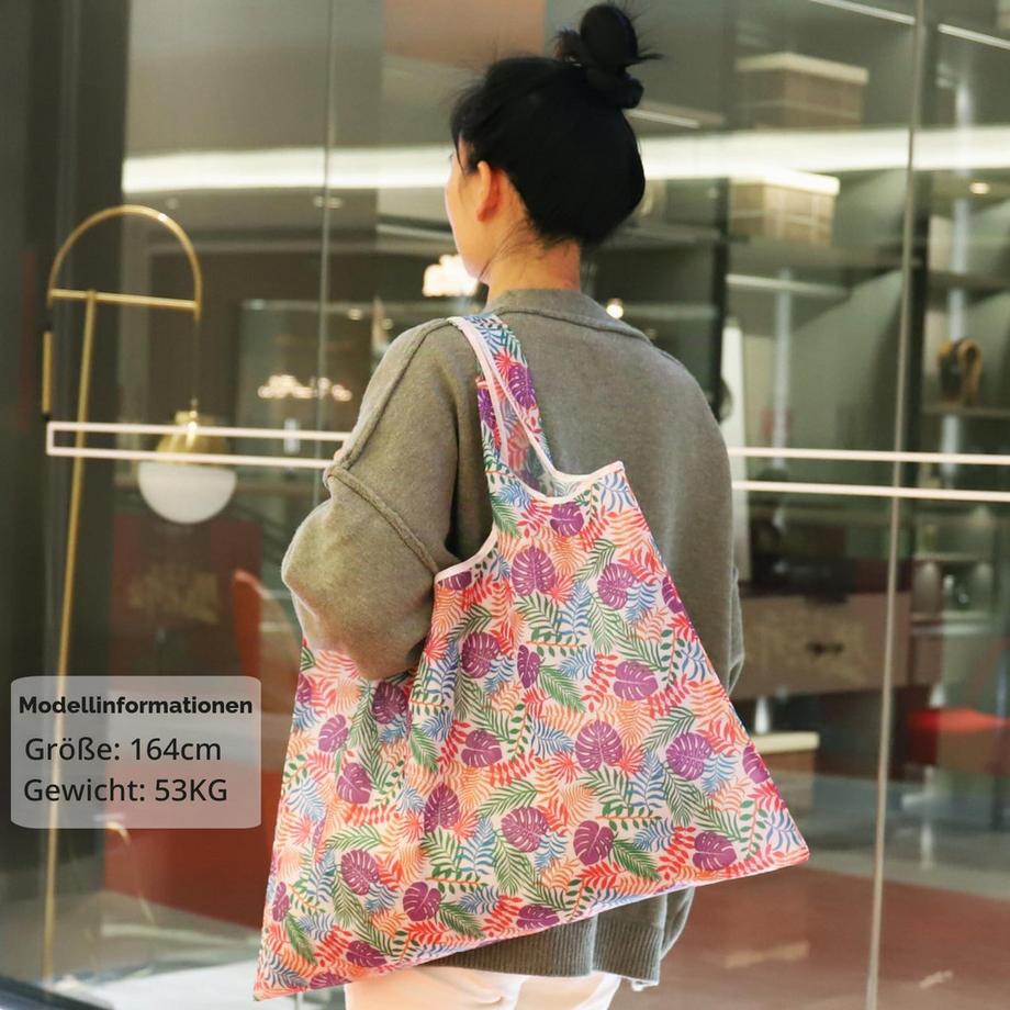 Only-bags.store Borsa della spesa pieghevole grande riutilizzabile  