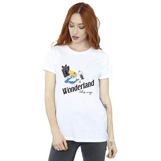 Disney  Alice In Wonderland This Way TShirt 