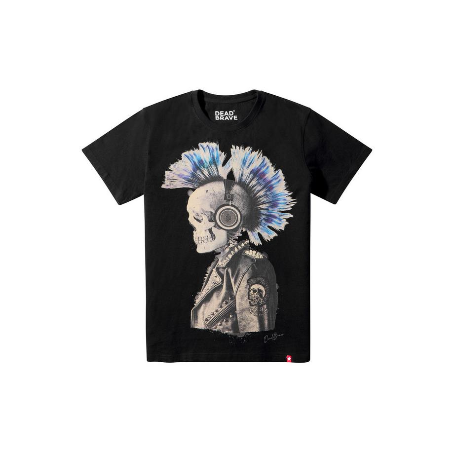 Joe Browns T-Shirt Grafico Dead Brave con Stampa Scheletro Punk  