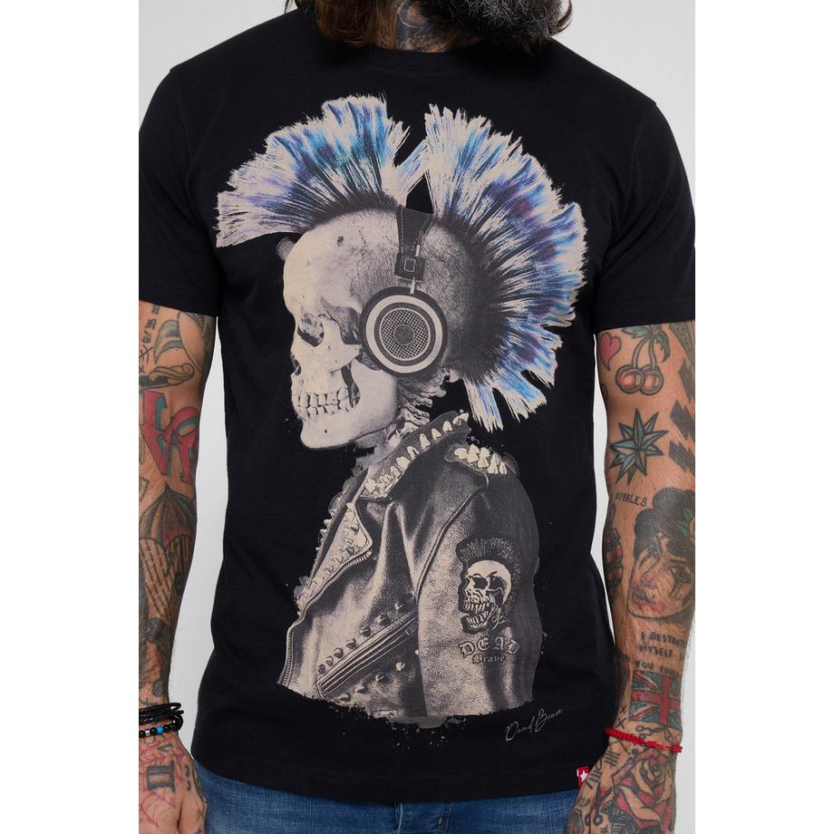 Joe Browns T-Shirt Grafico Dead Brave con Stampa Scheletro Punk  