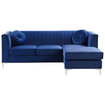 Ecksofa aus Samtstoff Modern TIMRA