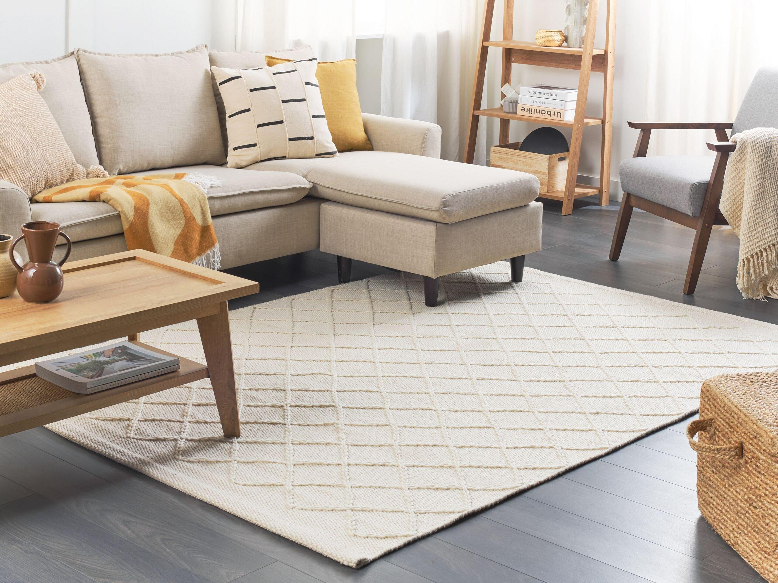 Beliani Tapis en Laine Moderne ELLEK  