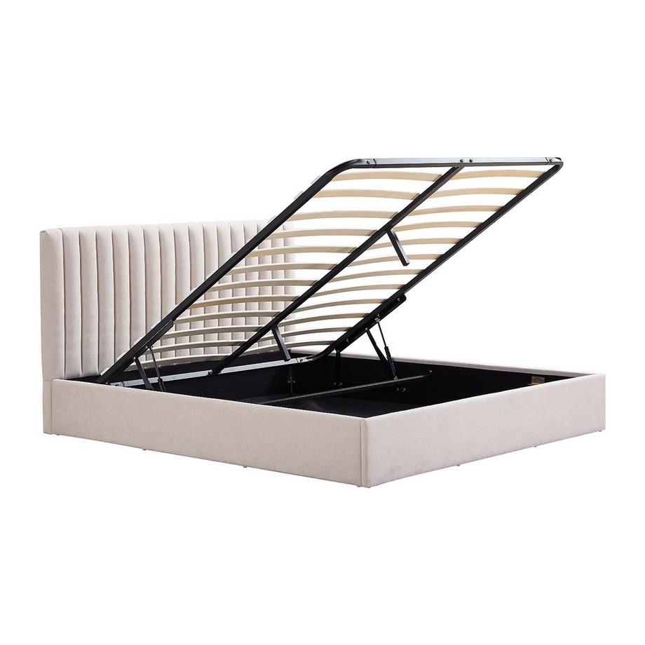 Vente-unique Bett mit Bettkasten SARANELI  