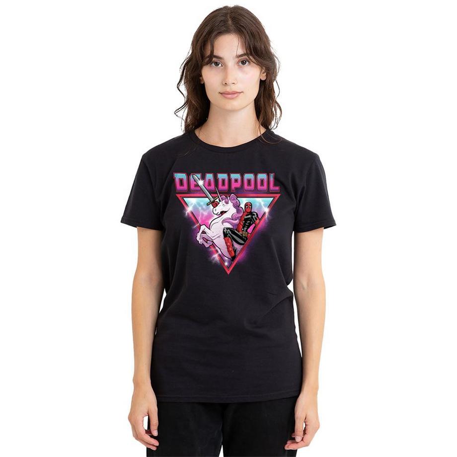 Deadpool T-Shirt Wade Licorne Métal  