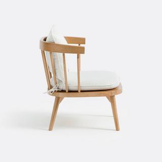 La Redoute Intérieurs Sessel aus Eiche und Stoff  