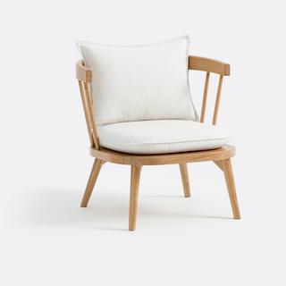 La Redoute Intérieurs Sessel aus Eiche und Stoff  