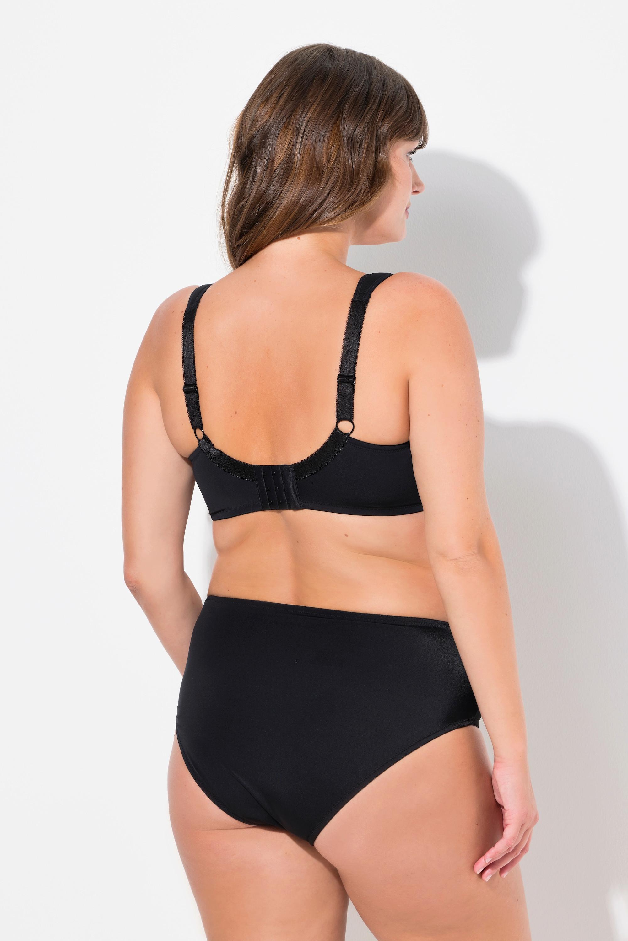 Ulla Popken  Soutien-gorge à armatures, imprimé cachemire - bonnet C-F 