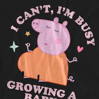 Peppa Pig Busy Growing A Baby T-Shirt Imprimé Graphique  