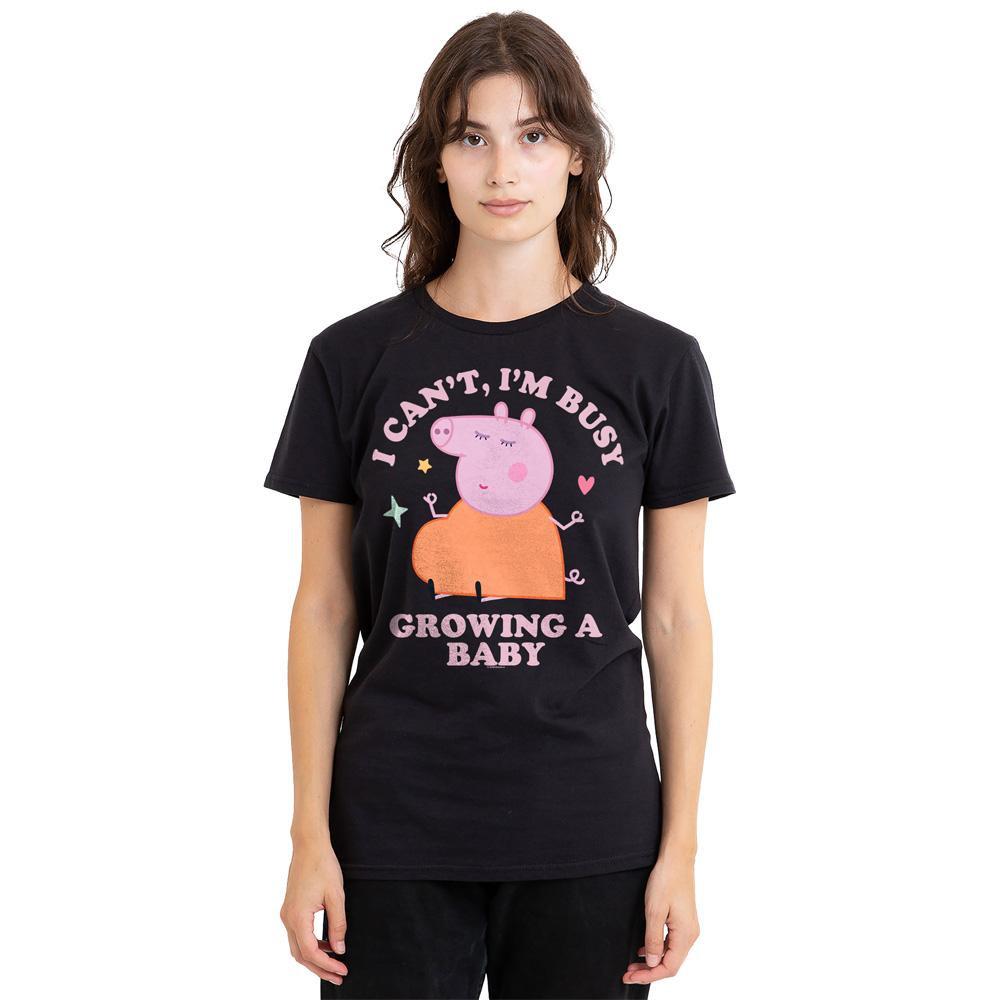 Peppa Pig Busy Growing A Baby T-Shirt Imprimé Graphique  