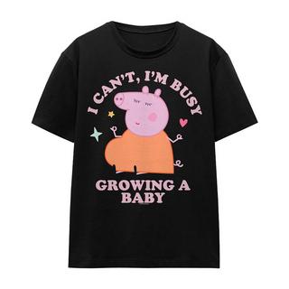 Peppa Pig Busy Growing A Baby T-Shirt Imprimé Graphique  
