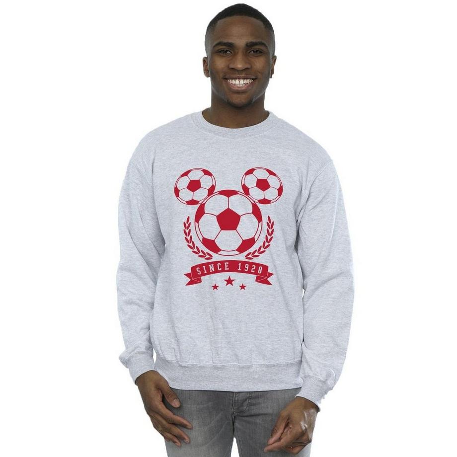 Disney Sweat-shirt col rond avec motif de ballon de football  