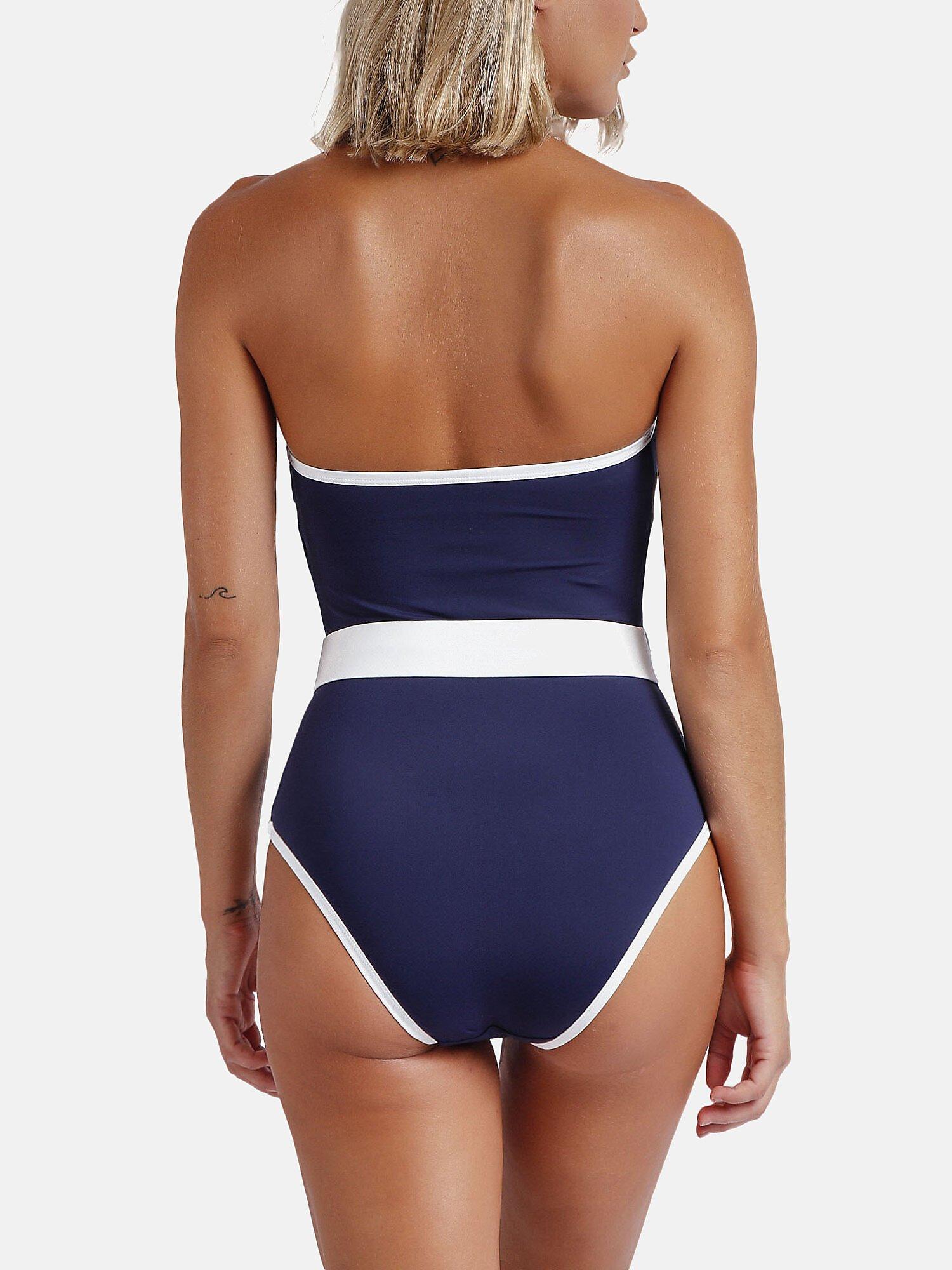 Admas  Maillot de bain une pièce bustier préformé Sailor Club 