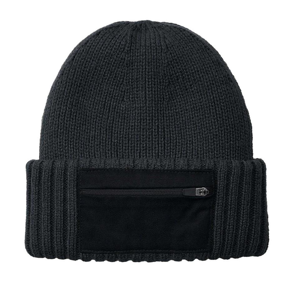 Beechfield Mütze Reissverschluss Aufnäher  