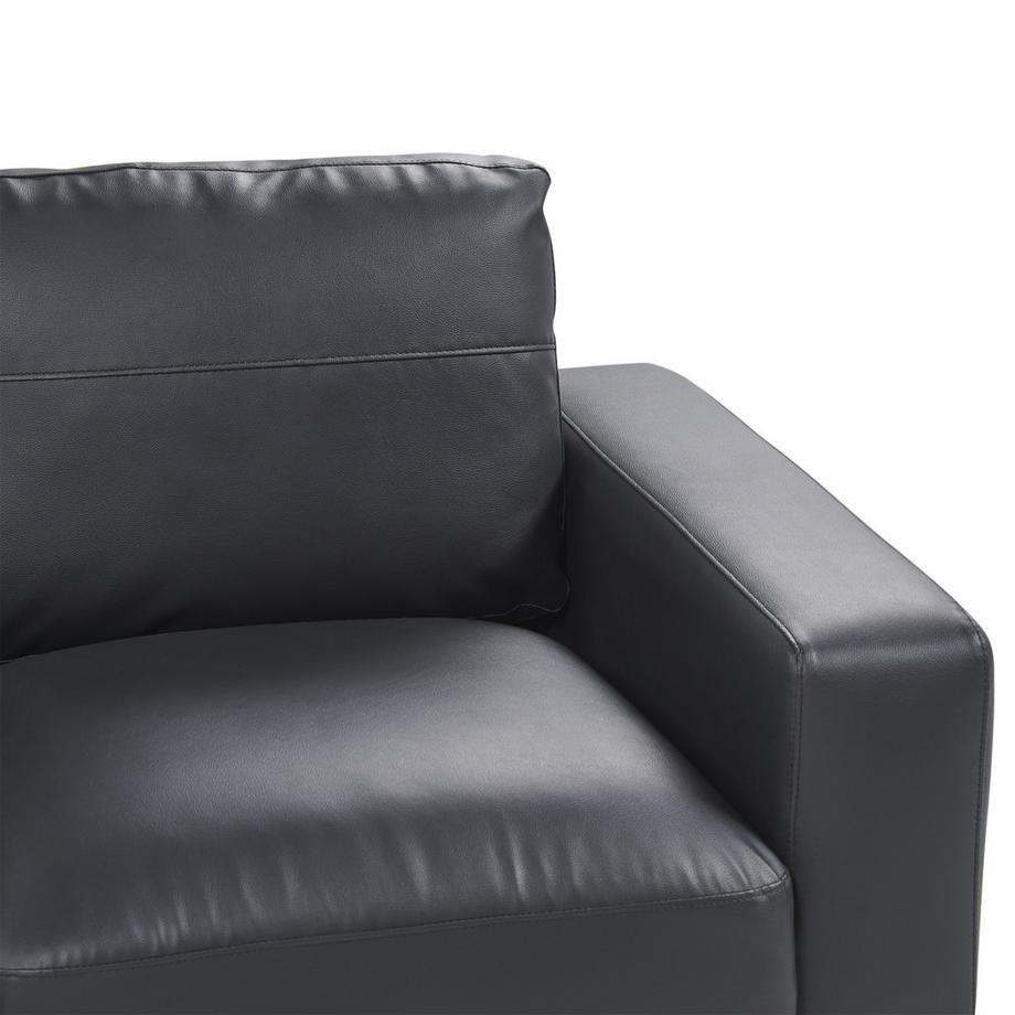 Beliani 3 Sitzer Sofa aus Kunstleder  SOVIK  