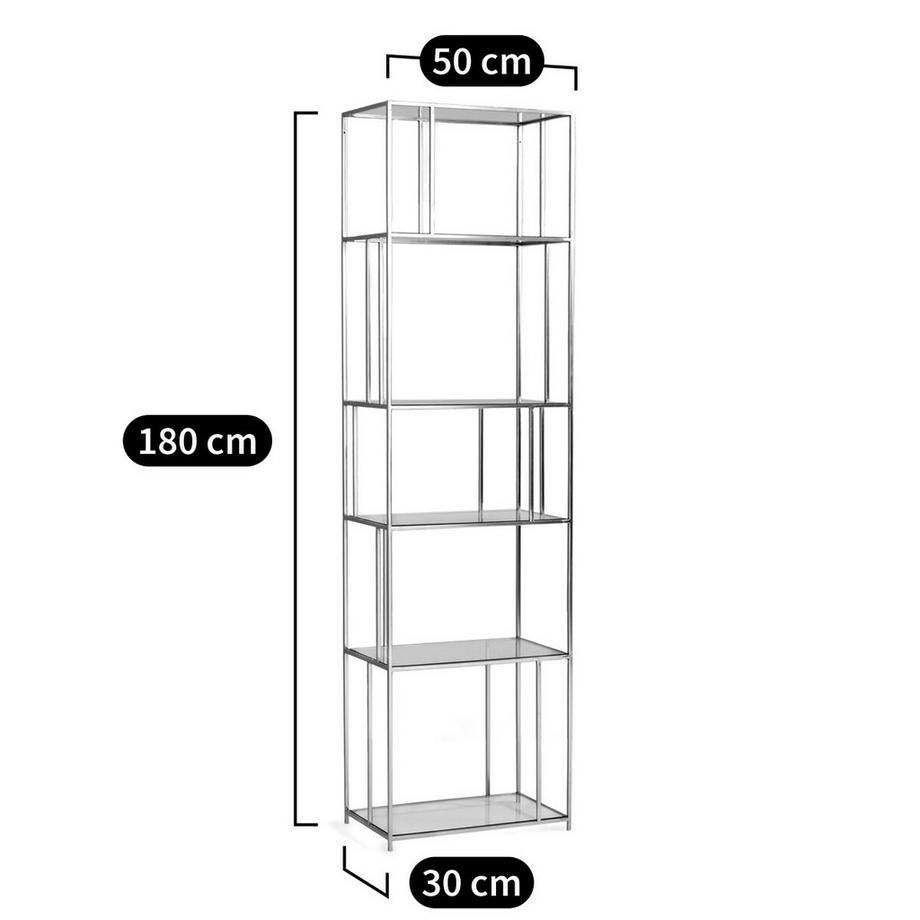 AM.PM  Bibliothèque Parallel métal acier verre 