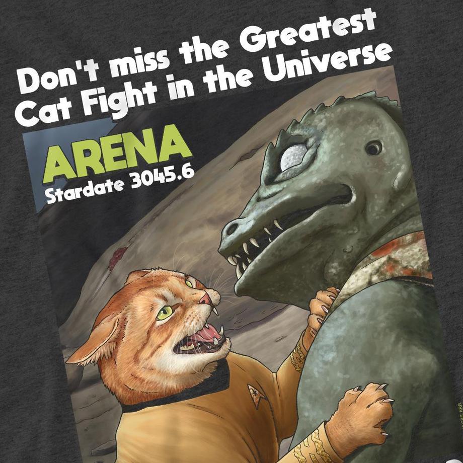 Star Trek Cat Fight T-Shirt  