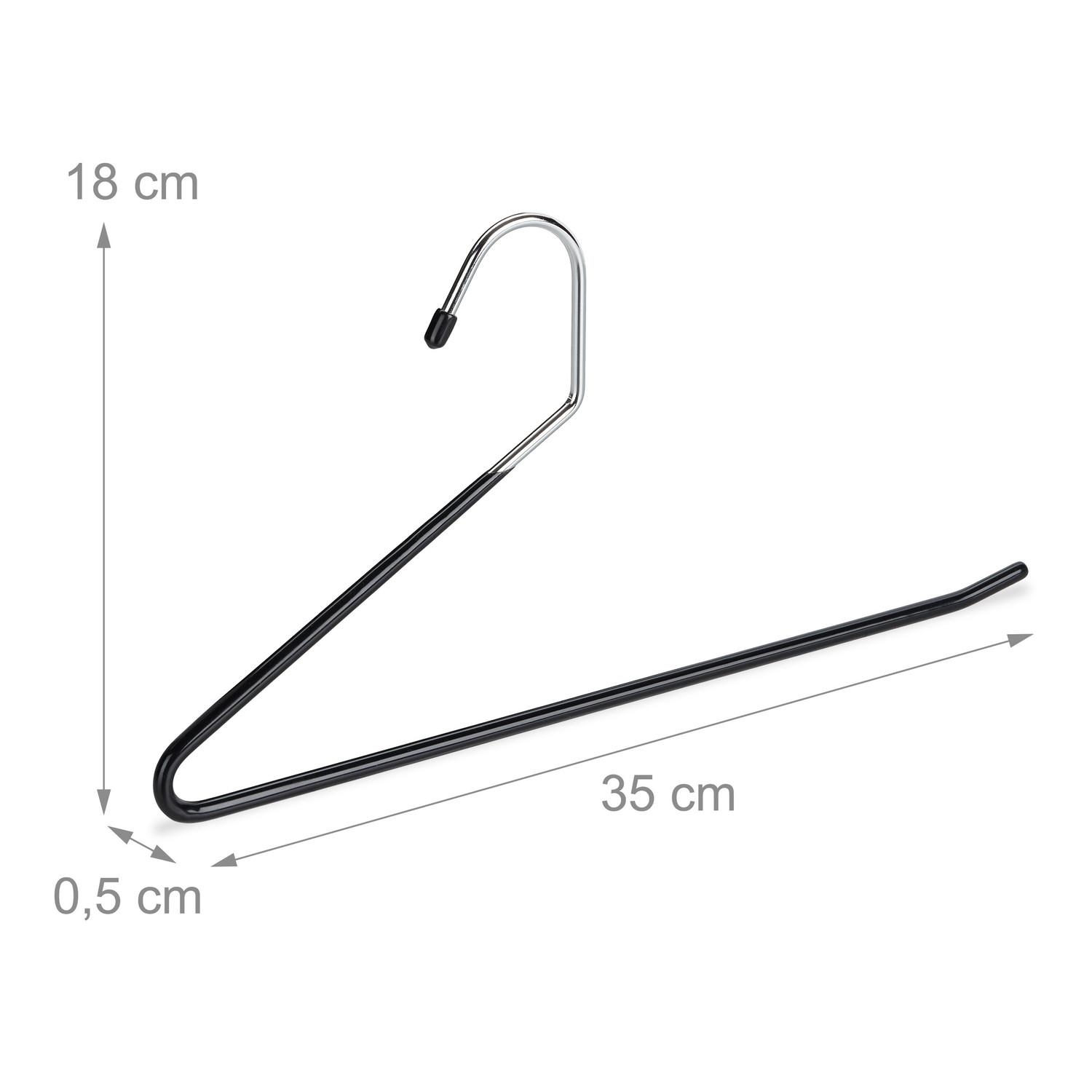 B2X Set di grucce per pantaloni nere con protezione antiscivolo  