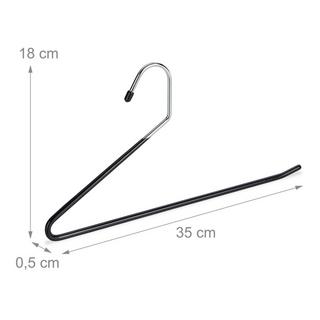 B2X Set di grucce per pantaloni nere con protezione antiscivolo  