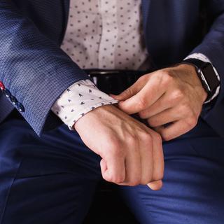 B2X Set di grucce per pantaloni nere con protezione antiscivolo  